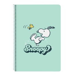 Libreta Snoopy Groovy Verde A4 80 Hojas