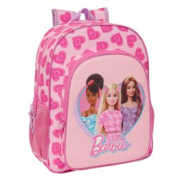 Mochila Escolar Barbie Love Rosa 32 X 38 X 12 cm