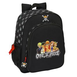 Mochila Escolar One Piece Negro 32 x 38 x 12 cm Precio: 33.4999995. SKU: B1CGZB8QX8