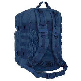 Mochila militar portatil 15,6'' safta basic "marino" 30x48x23cm