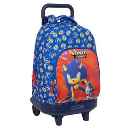 Mochila Escolar con Ruedas Sonic Prime Azul 33 x 45 x 22 cm Precio: 59.69000059. SKU: B16YRDKC9M