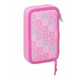 Plumier Escolar Safta Doble Pequeño 28 Piezas Gabby S Dollhouse Party 195x125X40 mm