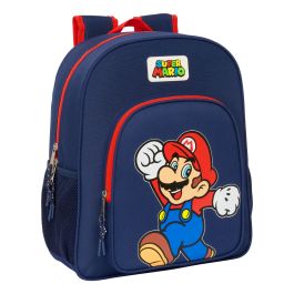 Mochila Escolar Super Mario World 32 X 38 X 12 cm
