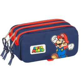 Portatodo Triple Super Mario World Azul marino 21,5 x 10 x 8 cm Precio: 15.49999957. SKU: B1GBV6VQHT