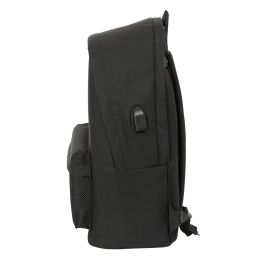 Mochila Escolar Munich +usb munich Negro 31 x 44 x 18 cm