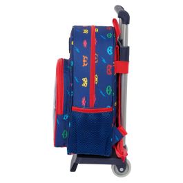 Mochila Escolar con Ruedas PJ Masks Ready Azul marino 26 x 34 x 11 cm