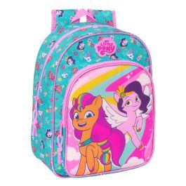 Mochila Escolar My Little Pony Magic Rosa Turquesa 26 x 34 x 11 cm