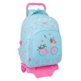 Mochila Escolar con Ruedas Safta Bicicleta Azul 32 x 42 x 15 cm Precio: 39.49999988. SKU: B14JVEHPHP