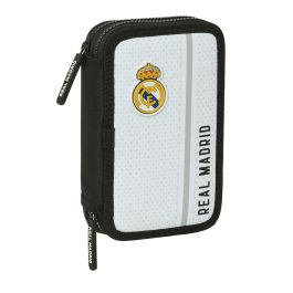 Plumier Escolar Safta Doble Pequeño 28 Piezas Real Madrid 1 Equipacion 24-25 195x125x40 mm