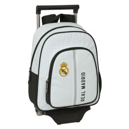 Mochila Escolar con Ruedas Real Madrid C.F. Blanco Gris 28 x 34 x 10 cm Precio: 48.68999949. SKU: B1JRRXR6K7