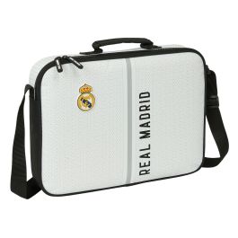 Cartera Escolar Real Madrid C.F. Blanco Gris 38 x 28 x 6 cm Precio: 18.79000046. SKU: B13M77237K