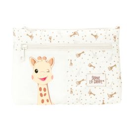 Portatodo Doble Sophie la Girafe Beige 23 x 16 x 3 cm