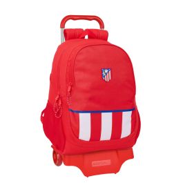 Mochila Escolar con Ruedas Atlético Madrid Rojo 32 x 44 x 16 cm Precio: 58.79000017. SKU: B15TJZ46YL