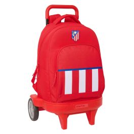 Mochila Escolar con Ruedas Atlético Madrid Rojo 33 x 45 x 22 cm Precio: 68.4999997. SKU: B1AVMH48RY