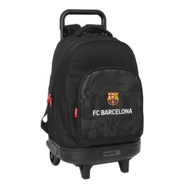 Mochila gde. c/ruedas compact extraible f.c.barcelona "black" 33x45x22 cm