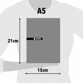 Bloc de Notas ENRI Blanco A5 4 mm (5 Unidades)