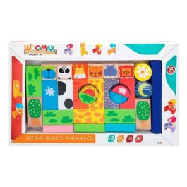 Juego de Construcción con Bloques Woomax Animales 32 Piezas (32 pcs)