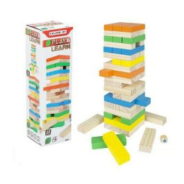 Torre blocs de madera 26 cm con 58 piezas (woomax) Precio: 6.9575. SKU: B129FE8S8N