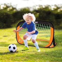 Colorbaby Set Dos Porterias Entrenamiento Pop Up 120x80X80 cm-Aktive Colorbaby Set Dos Porterias Entrenamiento Pop Up 120x80X80 cm-Aktive