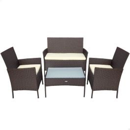 Muebles de Jardín Aktive Ratán Negro 4 Piezas Precio: 259.9564. SKU: B1DAPE3L7Z