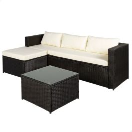 Muebles de Jardín Aktive Sofá de 3 Plazas Mesa auxiliar 203 x 125 x 64 cm Precio: 459.9573. SKU: B18XKB9LN9