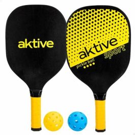 Raquetas de madera aktive pickle ball con pelota 40x0,8x19,5cm - modelos surtidos