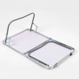 Mesa de camping plegable de aluminio color antracita 60x40x25cm