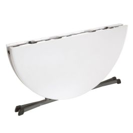 Mesa auxiliar Lifetime Blanco 152 x 75,5 x 152 cm Acero Plástico