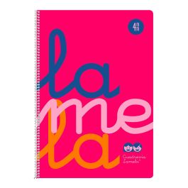 Cuaderno Lamela Multicolor Blanco Cuarto 80 Hojas