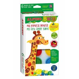 Alpino Pintura De Dedos En Bote Mis Primeras Pinturas Baby Estuche De 6 C-Surtidos Alpino Pintura De Dedos En Bote Mis Primeras Pinturas Baby Estuche De 6 C-Surtidos