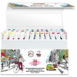 Alpino Rotuladores Sketch Marker Color Experience Doble Punta Colores Surtidos Estuche 36 Ud