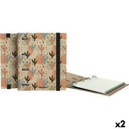 Carpeta de anillas Unipapel Uninature Cactus Recambio (100 Hojas) A5 (2 Unidades) Carpeta de anillas Unipapel Uninature Cactus Recambio (100 Hojas) A5 (2 Unidades)