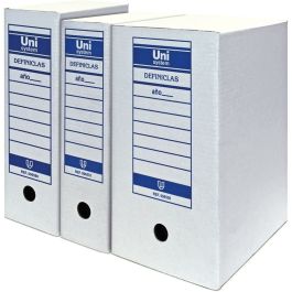 Caja de Archivo Unipapel Unisystem Definiclas Blanco A3 Precio: 85.95000018. SKU: S8419469