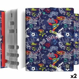 Carpeta Clasificadora Grafoplas Star Multicolor A4 (2 Unidades) Carpeta Clasificadora Grafoplas Star Multicolor A4 (2 Unidades)