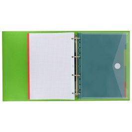 Carpeta de anillas Grafoplas Carpebook Verde 32 x 28 x 4 cm
