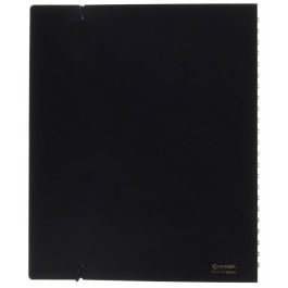 Grafoplás Carpeta 80 Fundas Espiral A4 Extraíbles Calidad Extra 5 Separadores Pp Rígido Opaco In & Out Negro Grafoplás Carpeta 80 Fundas Espiral A4 Extraíbles Calidad Extra 5 Separadores Pp Rígido Opaco In & Out Negro
