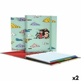 Carpeta de anillas Mafalda Carpebook Verde A4 (2 Unidades) Precio: 15.94999978. SKU: S8424562