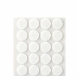 Pack 20 fieltros blancos sinteticos adhesivos ø17mm plasfix inofix Precio: 1.49999949. SKU: S7905550