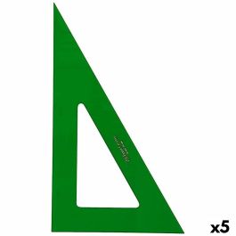 Cartabón Faber-Castell Verde 25 cm (5 Unidades) Precio: 29.94999986. SKU: B1H4EG3D4R
