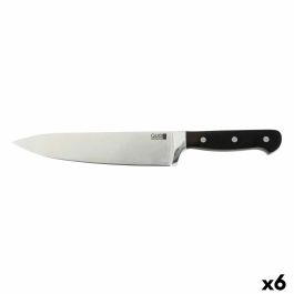 Cuchillo Chef Quid Professional Inox Chef Black Negro Metal 20 cm (Pack 6x)