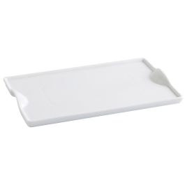 Bandeja de Aperitivos Quid Gastro Fun Cerámica Blanco (25,5 x 15,5 cm) (Pack 6x) Precio: 28.9500002. SKU: S2705379