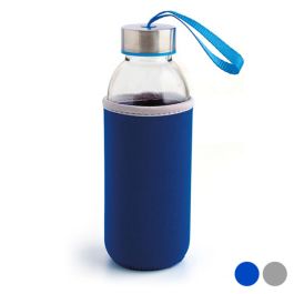 Botella Quid Azul Gris Vidrio 400 ml