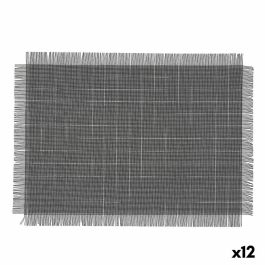 Salvamantel Bidasoa Ikonic Negro PVC (47,5 x 29,5 cm) (Pack 12x)