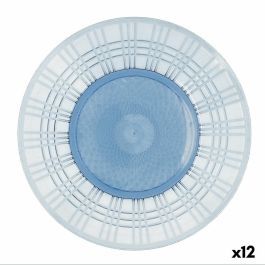Plato Llano Quid Viba Azul Plástico 26 cm Ø 26 cm (12 Unidades) (Pack 12x)