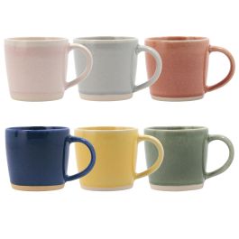 Mug Cerámico Surtido Artesano Bidasoa 33 cL (6 Unidades)