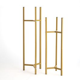 Set 2 Soportes Maceta En Acero Moa Vinthera 24x80,5 cm, 21x68,5 cm