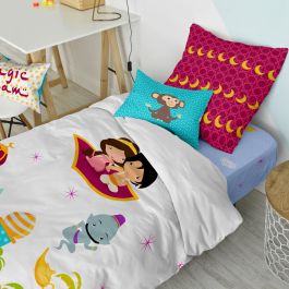 Juego de funda nórdica HappyFriday Mr Fox Magic rug Multicolor Cama de 80 2 Piezas