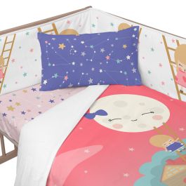 Protector de Cuna HappyFriday Happynois Moon dream Multicolor 210 x 40 cm