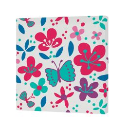 Lienzo HappyFriday Moshi Moshi Cherry blossom Multicolor 27 x 27 cm