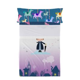 Juego de Sábanas HappyFriday Mr Fox Nanny Multicolor Cama de 105 2 Piezas